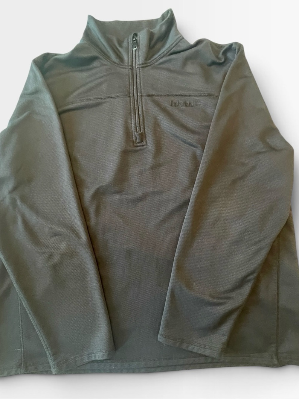 Timberland Black Quarter-Zip Shirt Jacket